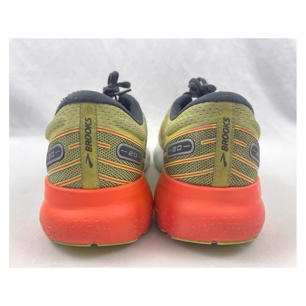 Brooks Glycerin 20 Mens Running Shoes Yellow Orange 1103821D725 Size 10 - Picture 5 of 11
